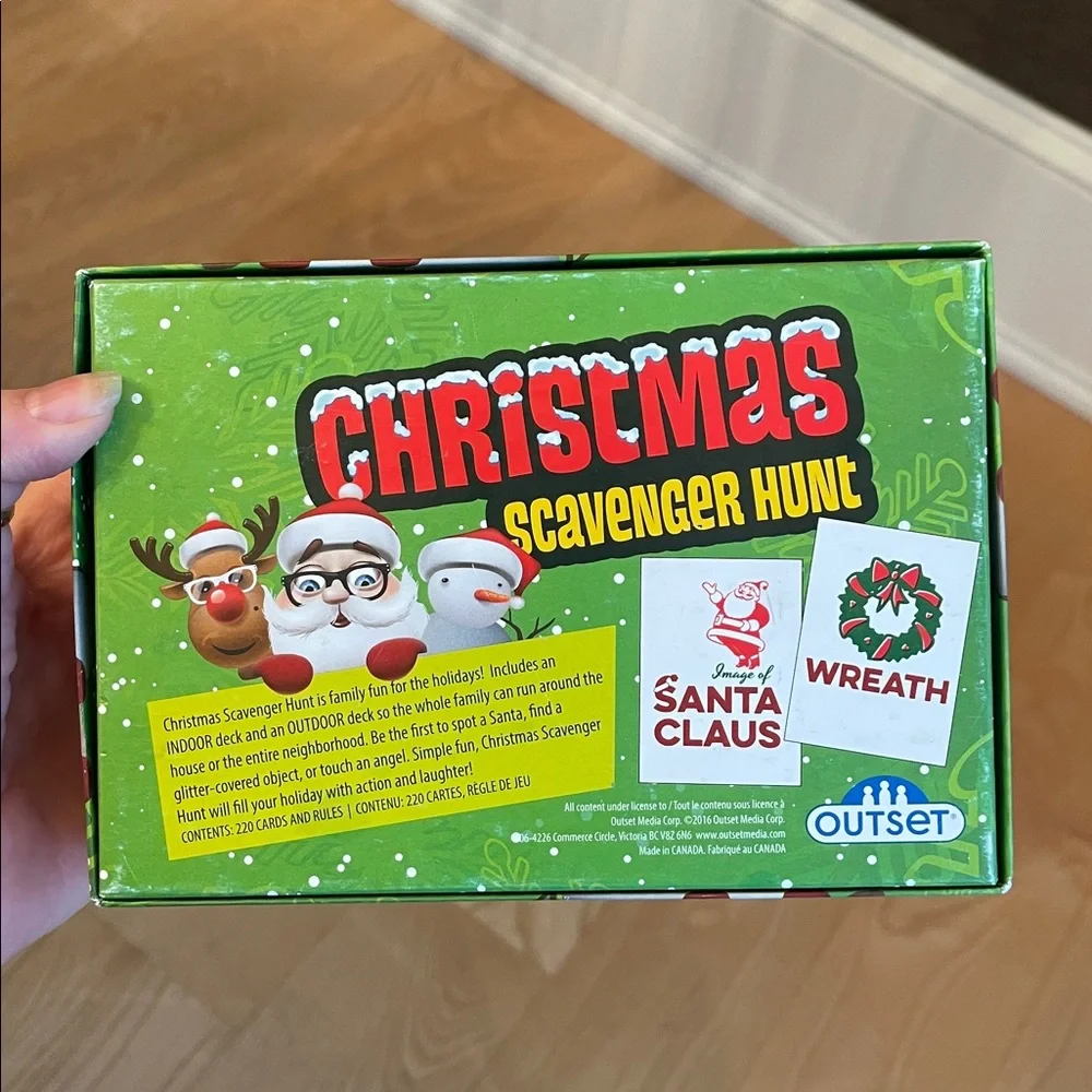 Christmas Scavenger Hunt Game